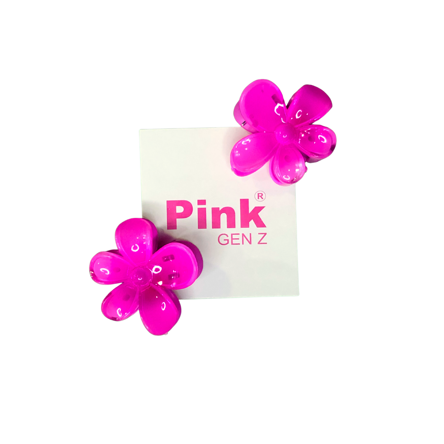 Neon Pink-Hair Claw-Pack of 2