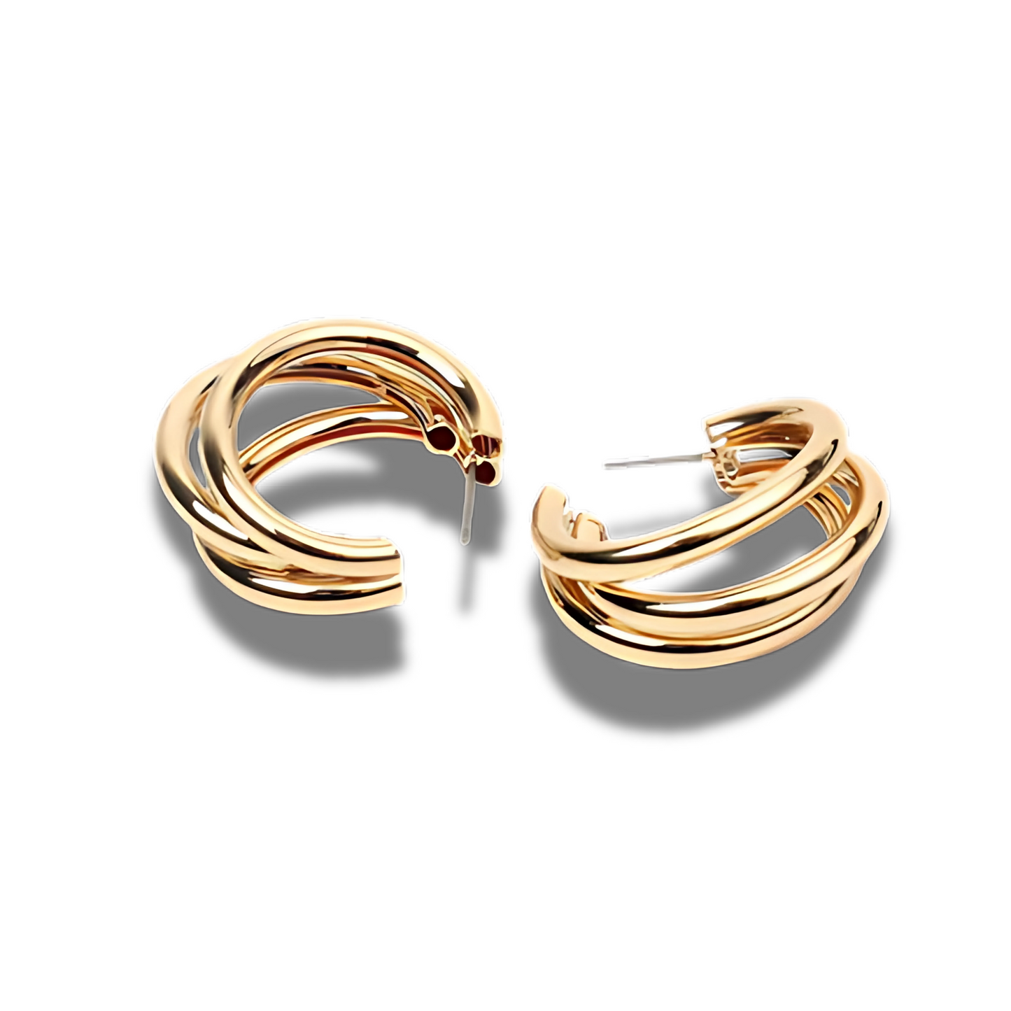 Triple Hoop Earrings