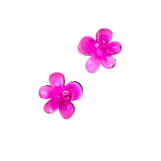 Neon Pink-Hair Claw-Pack of 2