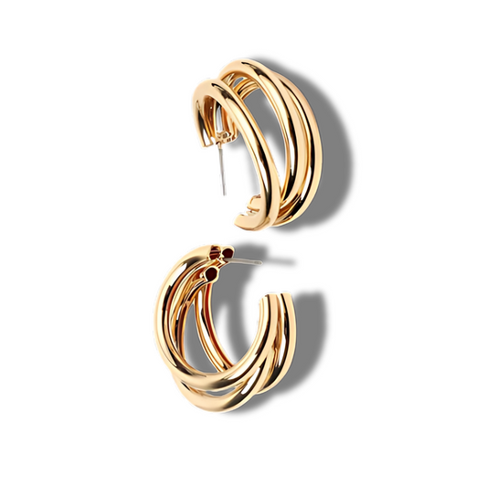 Triple Hoop Earrings